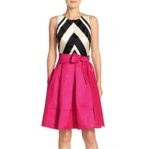 Eliza J. Failee Taffeta Bow Dress Sz 10